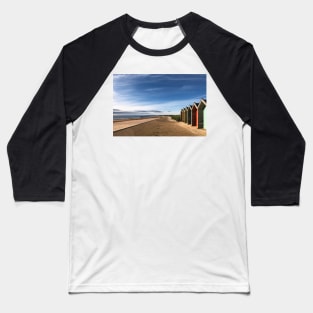 Blyth beach huts in July sunshine Baseball T-Shirt